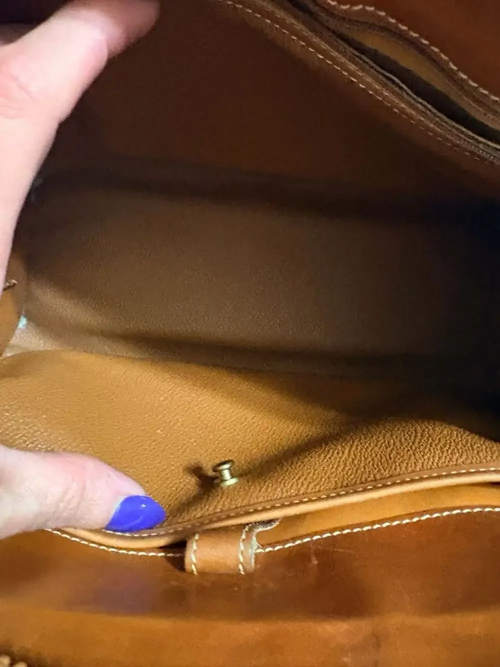 Vintage Dooney & Bourke All Weather Leather Satchel Black and Tan