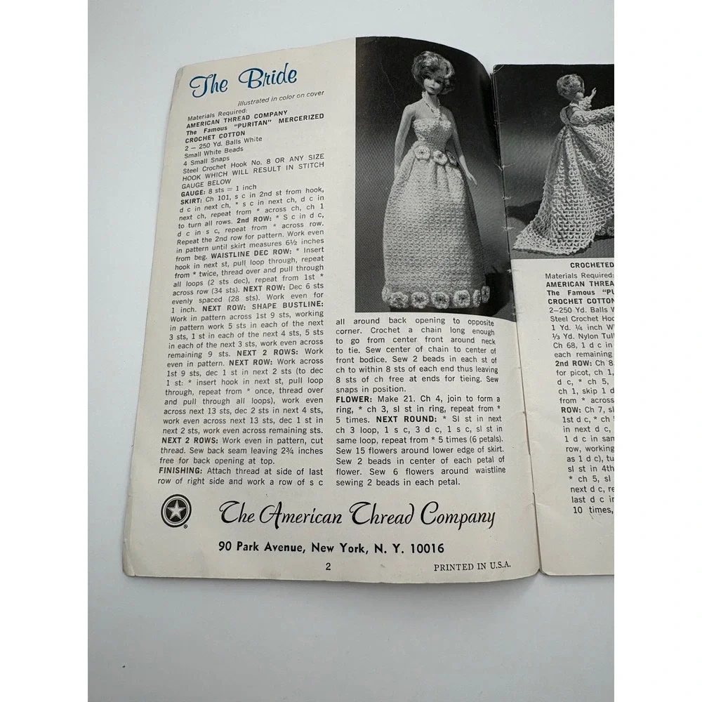 Vintage 1964 Barbie Ken Doll Clothes Pattern Book No 151 Star Book 192 Craft Lot