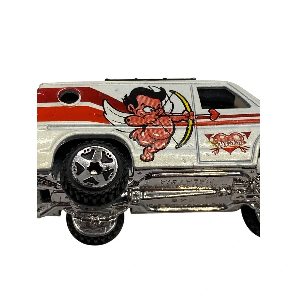 Rare 1977 VTG Hot Wheels Baja Breaker‎ Super Van Valentine Day Cupid Rods White