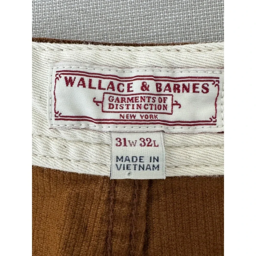 J. Crew Wallace & Barnes Corduroy‎ Painter Pants 31W Amber Brown