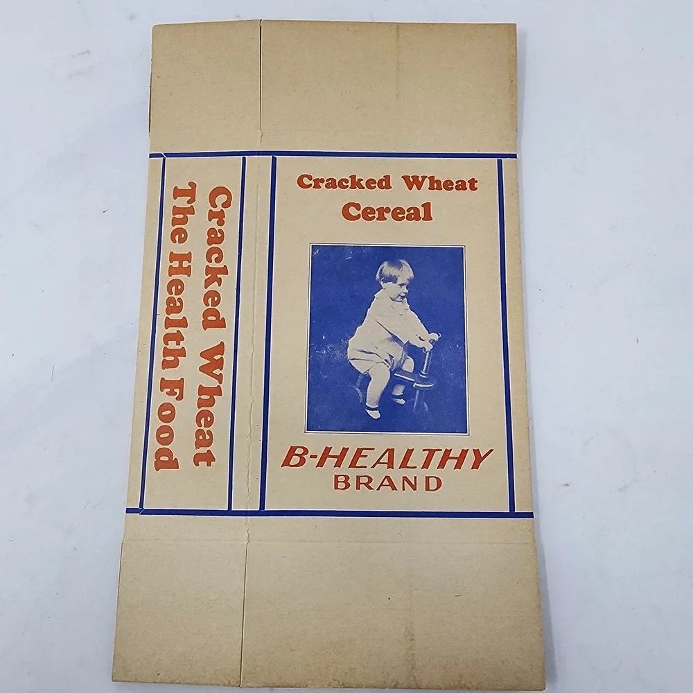 Vintage Dain-Tee‎ Cereal Box B-Healthy Brand Plymouth Food Products Connecticut