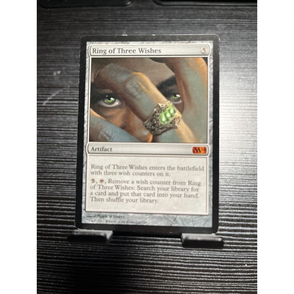 2013 MTG Magic the Gathering M14 Core Edition #216 Ring of Three‎ Wishes Mythic