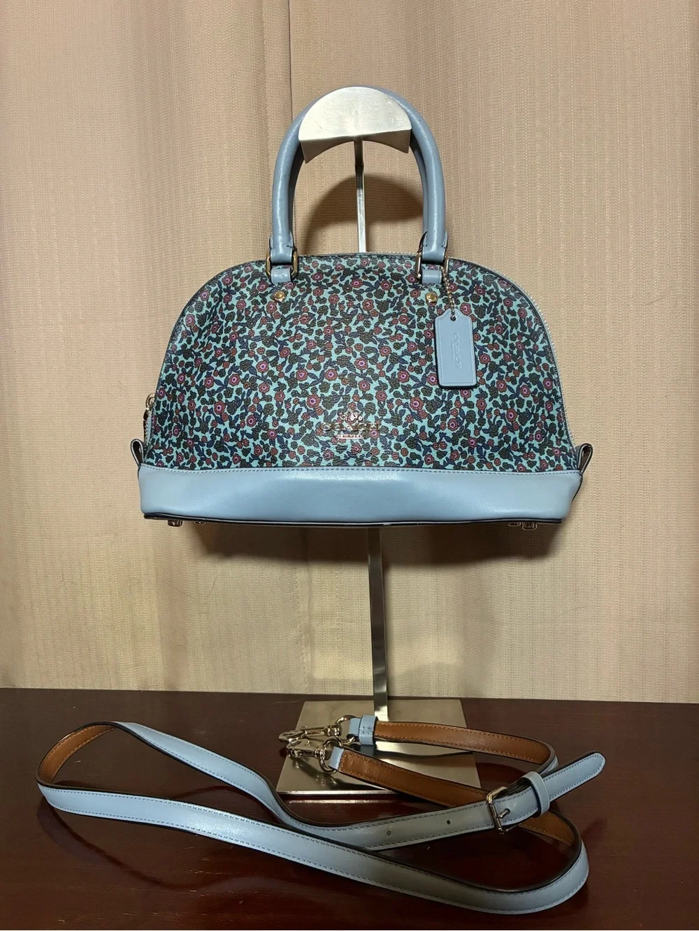Coach Sierra Floral Dome Satchel