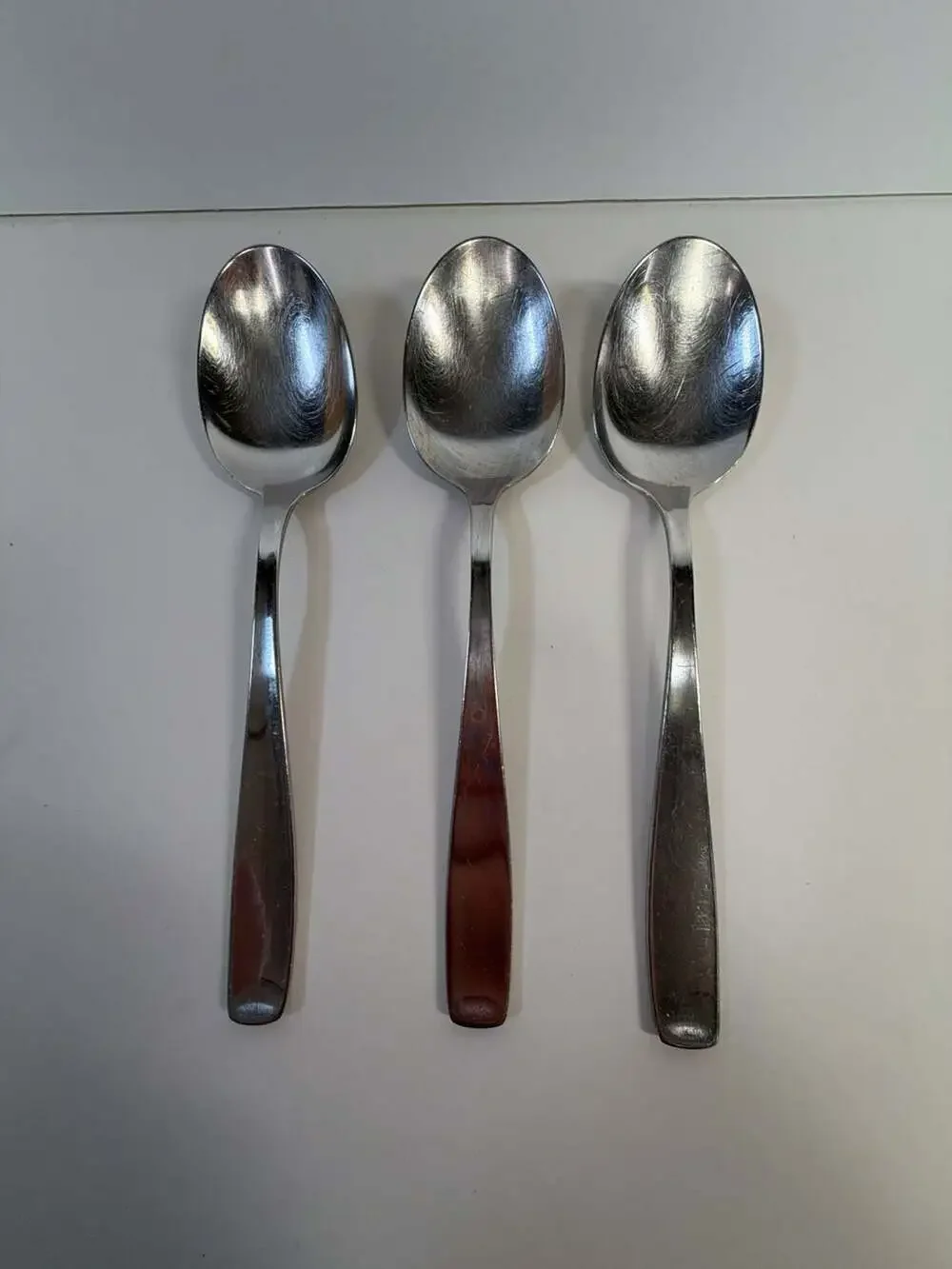 Set‎ of 3 WMF Cromargan Line Stainless Steel Soup Spoons