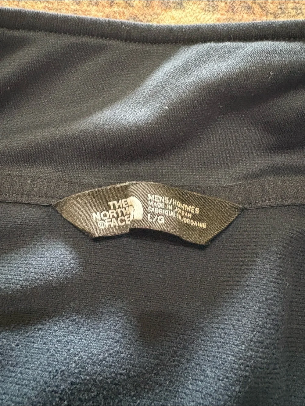 The North Face Men's Navy Quarter-Zip Pullover Size Large