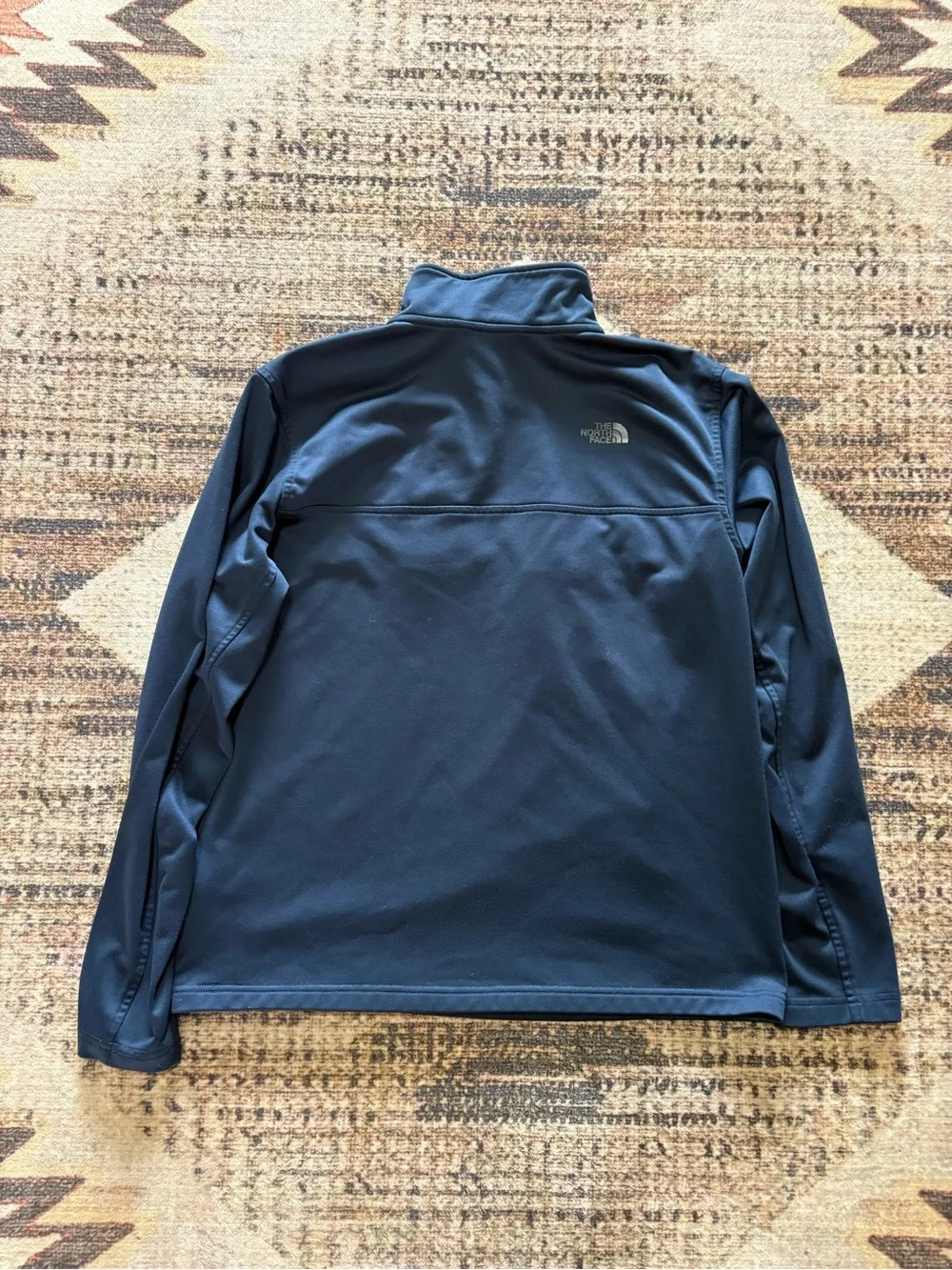 The North Face Men's Navy Quarter-Zip Pullover Size Large