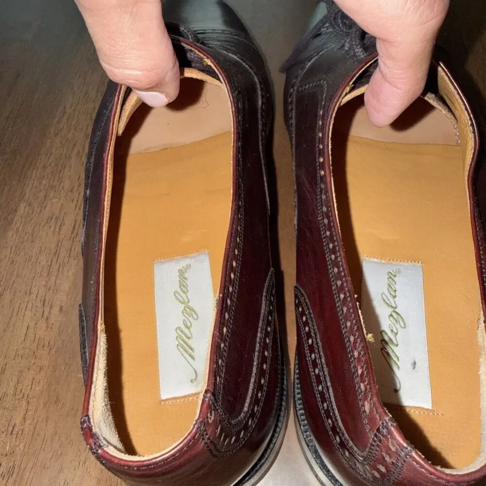 Mezlan brown burgundy