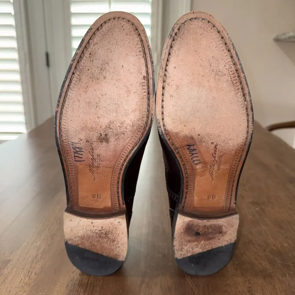 Mezlan brown burgundy