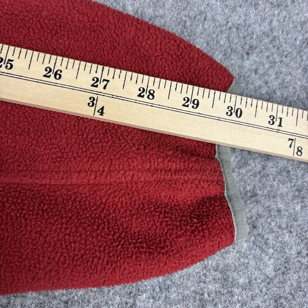The North Face Jacket Mens Xl Polartec‎ Fleece Red Full Zip Outdoor Coat Casual