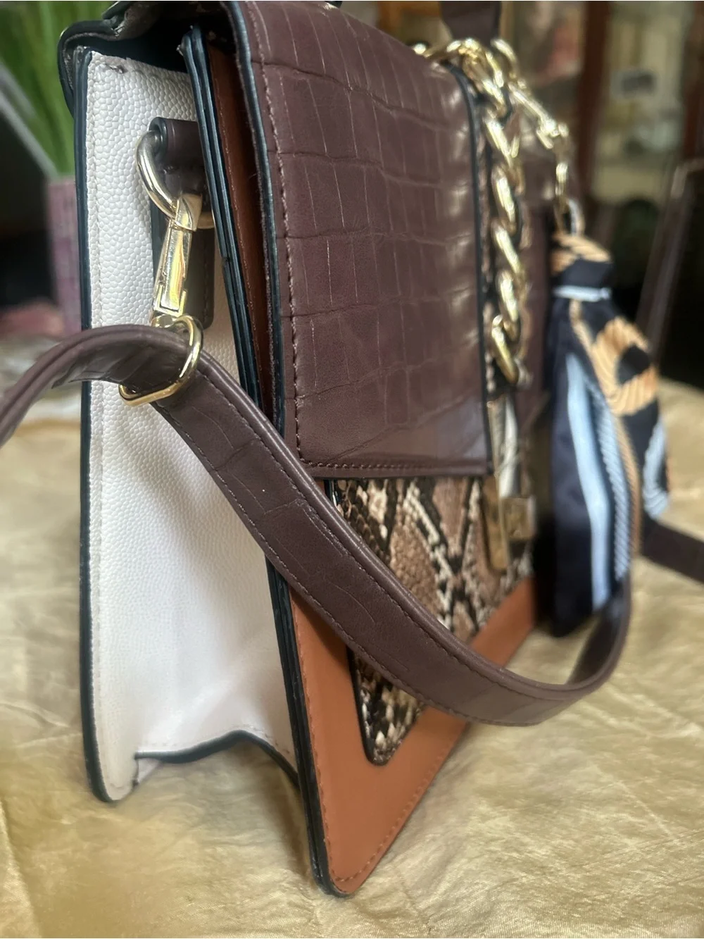 Aldo structured satchel