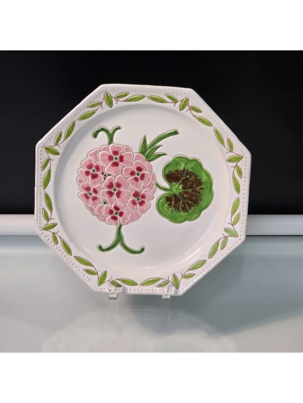 Vintage Italian 1671 Octagonal Lunch Plate 9.75