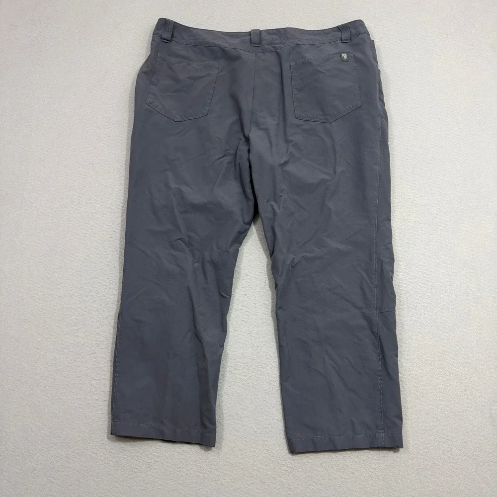 The North Face Pants Mens 40x26 Gray Straight Leg Nylon Spandex Outdoor NF0A33JT