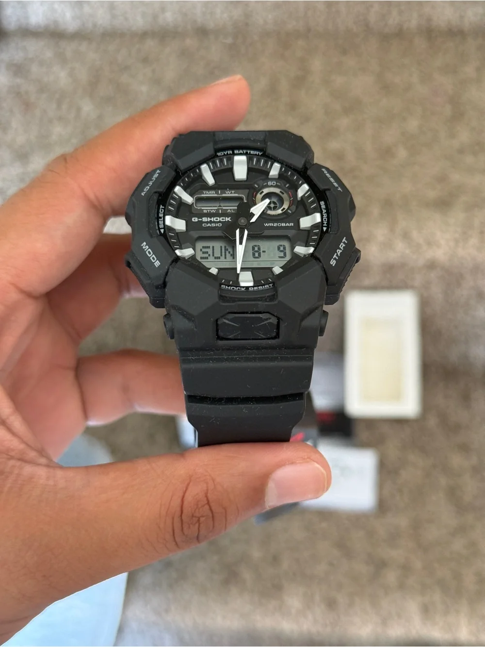 Casio bold question strap