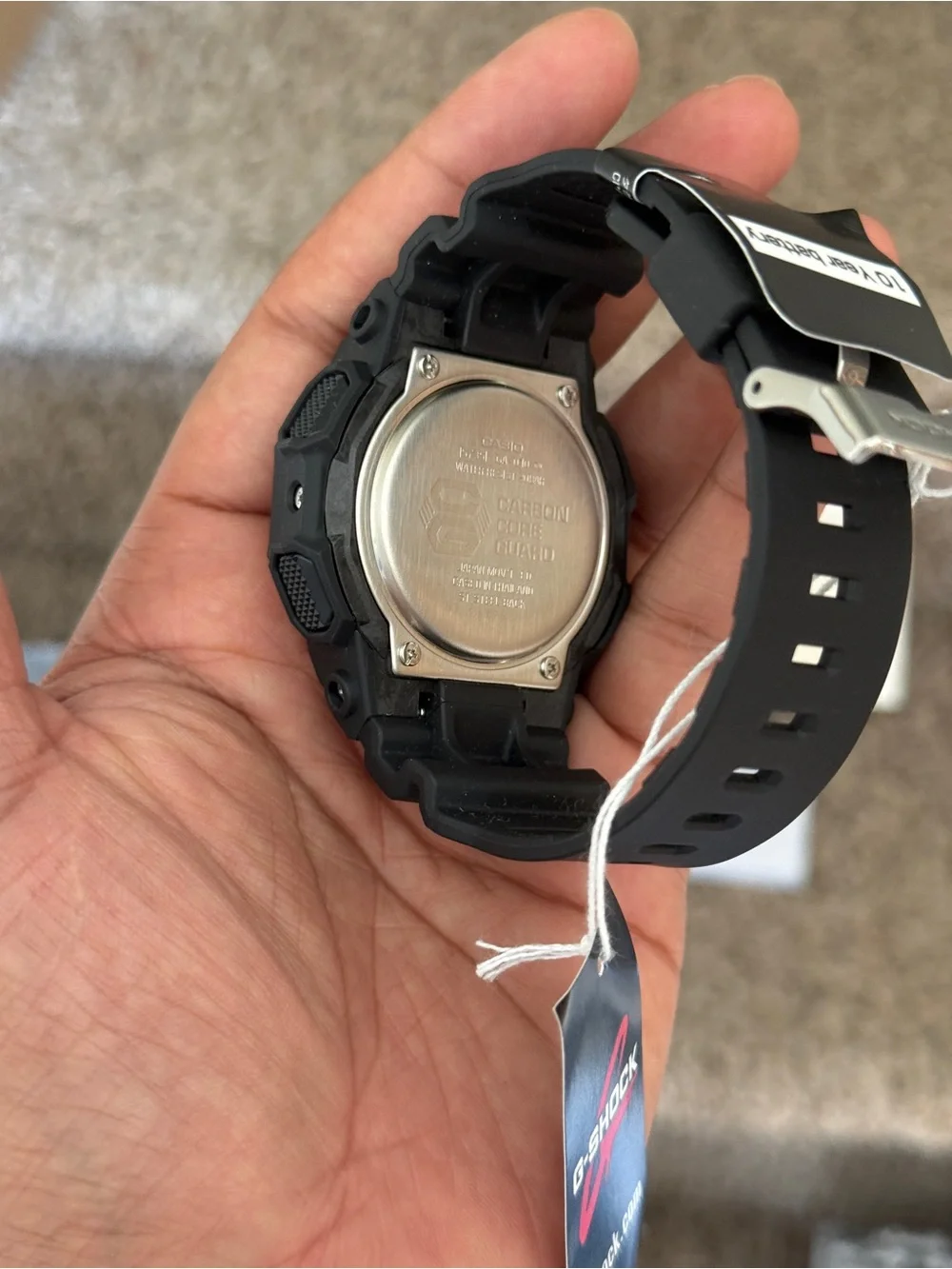 Casio resistant white case