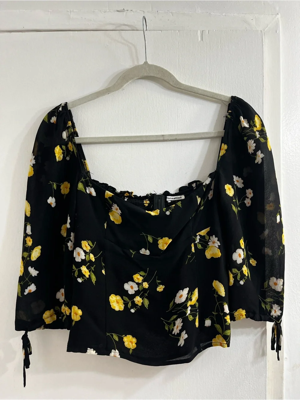 Reformation smocked bodice