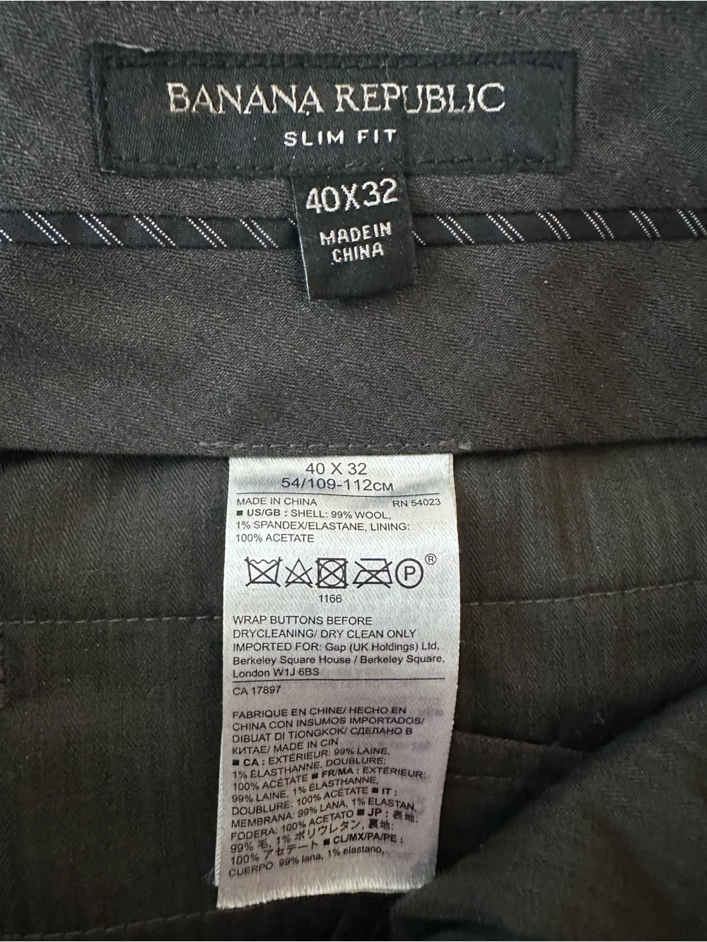 Banana Republic classic tailored