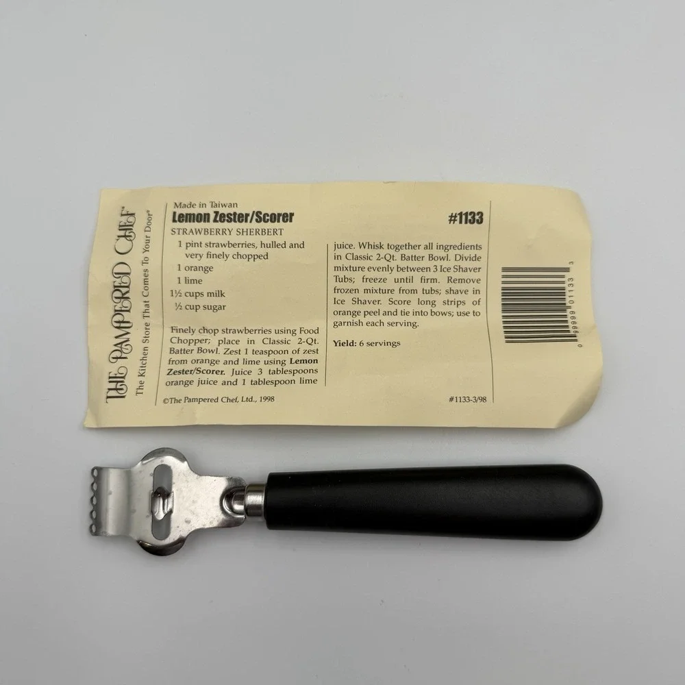 Pampered Chef lemon zester