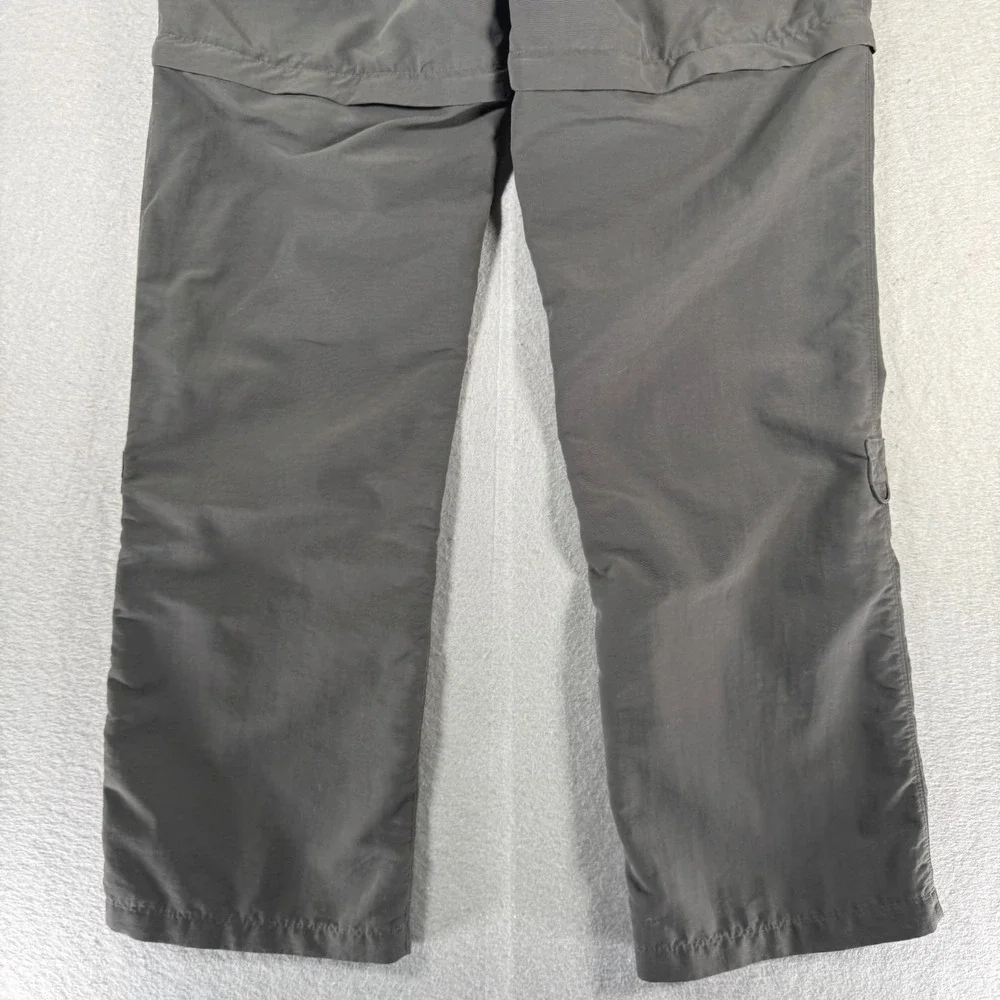 The North Face Paramount Convertible‎ Cargo Pants Womens 10 Regular Gray Nylon