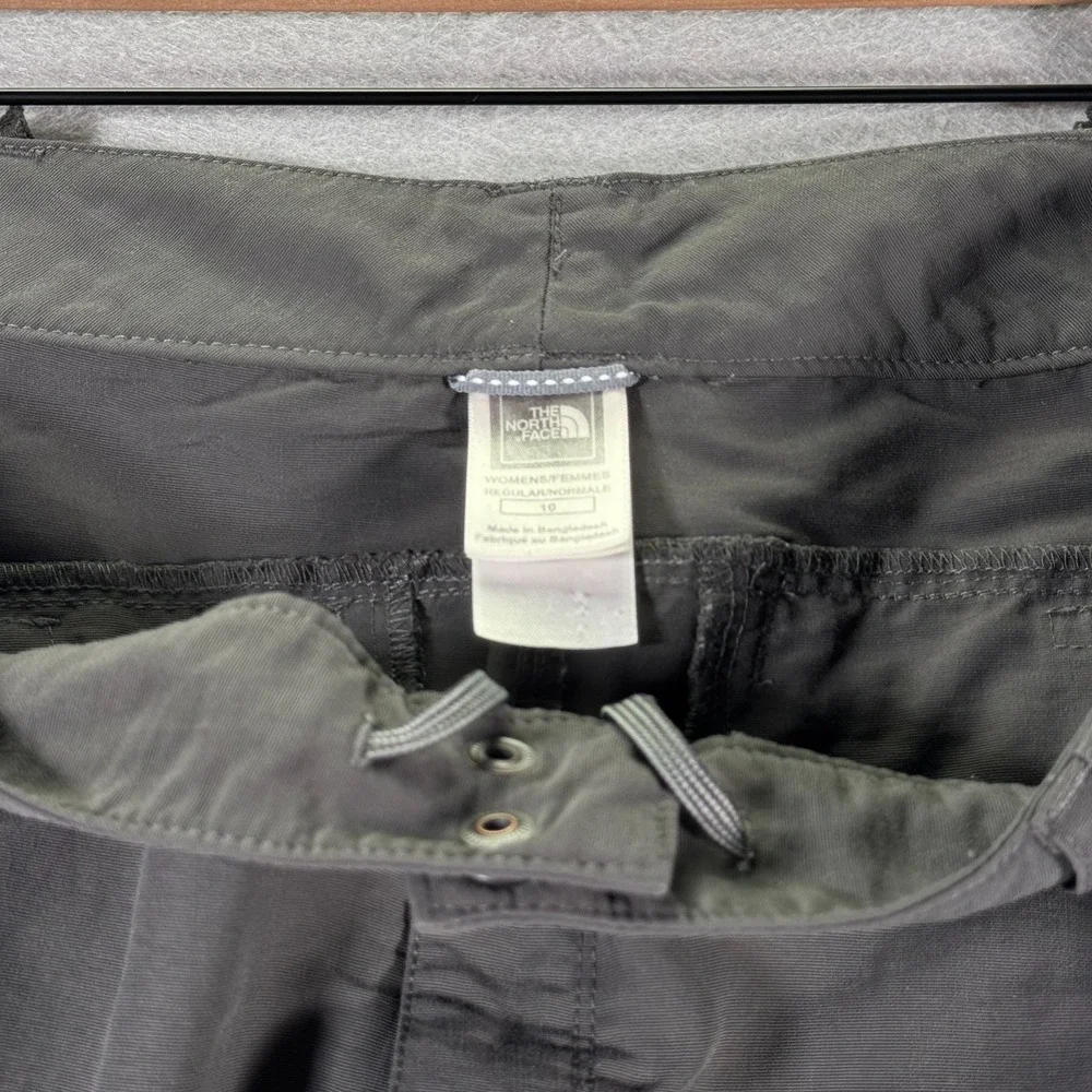 The North Face Paramount Convertible‎ Cargo Pants Womens 10 Regular Gray Nylon