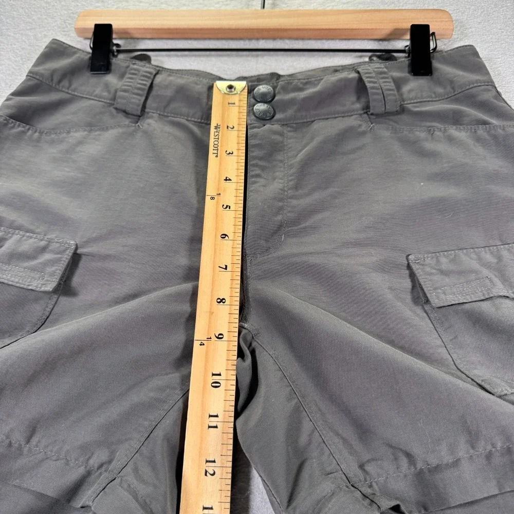 The North Face Paramount Convertible‎ Cargo Pants Womens 10 Regular Gray Nylon
