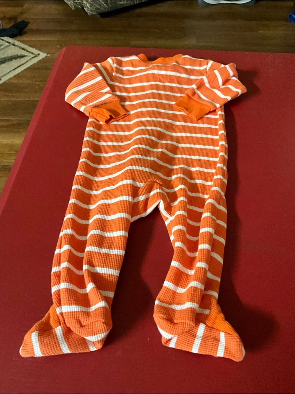Carters size 6 month pumpkin onesie