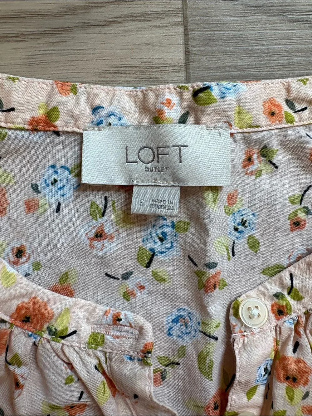 LOFT lightweight peach