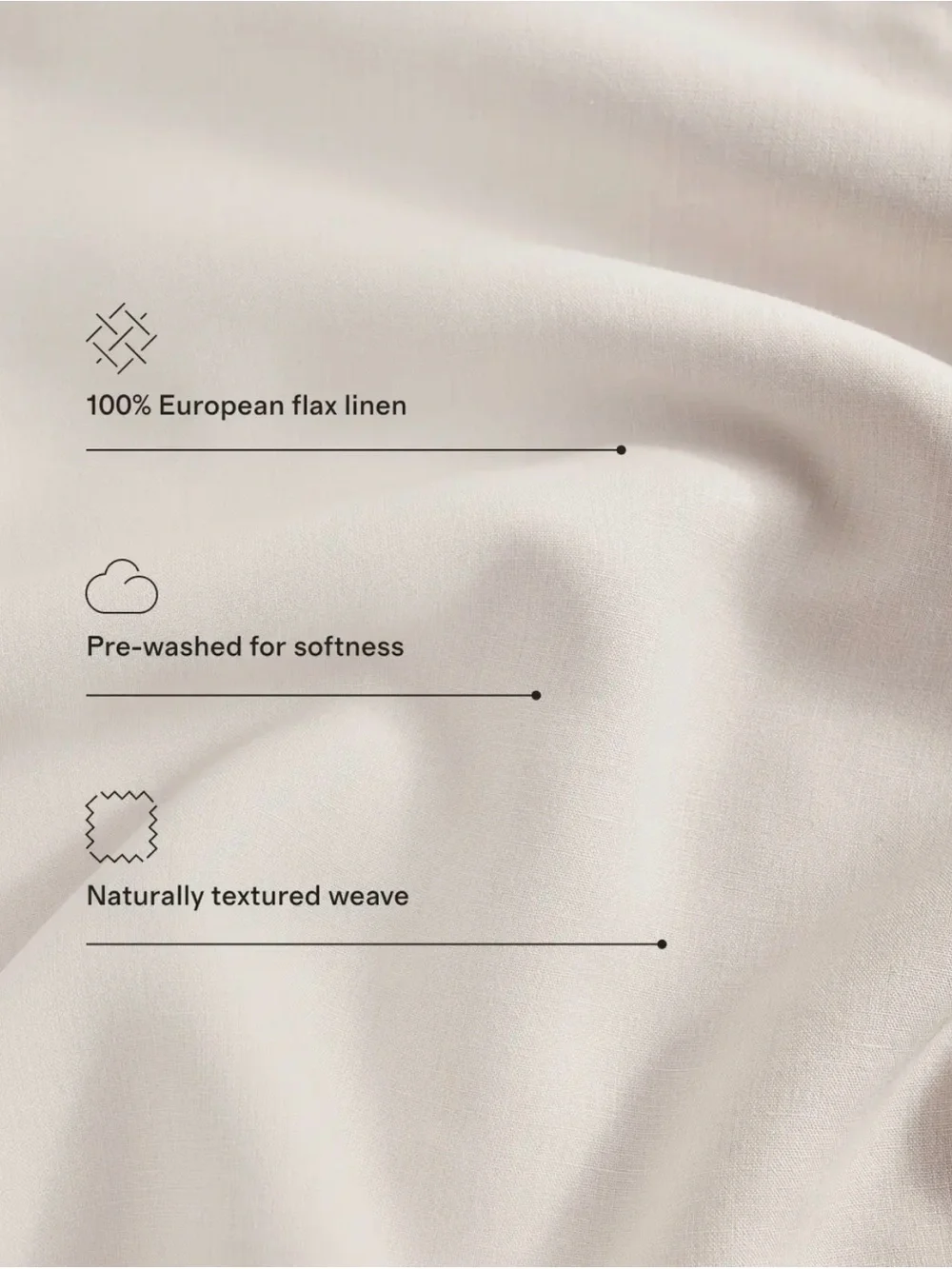 Quince European Linen Duvet Cover in Mist King 1172