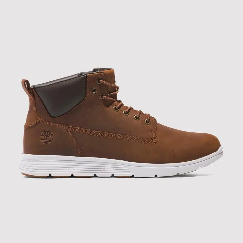 TIMBERLAND MEN'S 10.5 KILLINGTON MID LACE UP SNEAKER BOOT RUST FULL GRAIN NIB