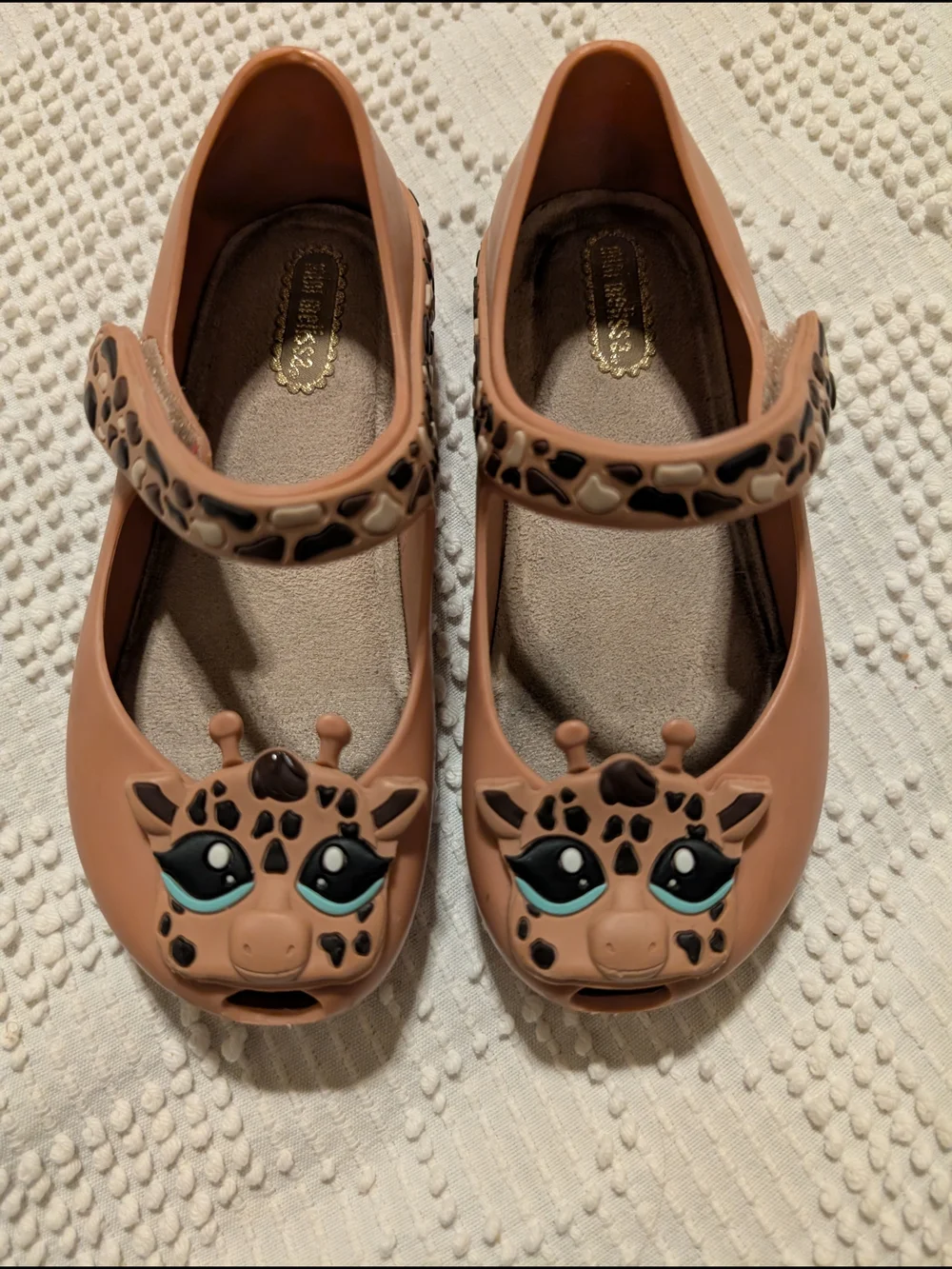 Box#6 Mini Melissa Giraffe Mary Jane Shoes