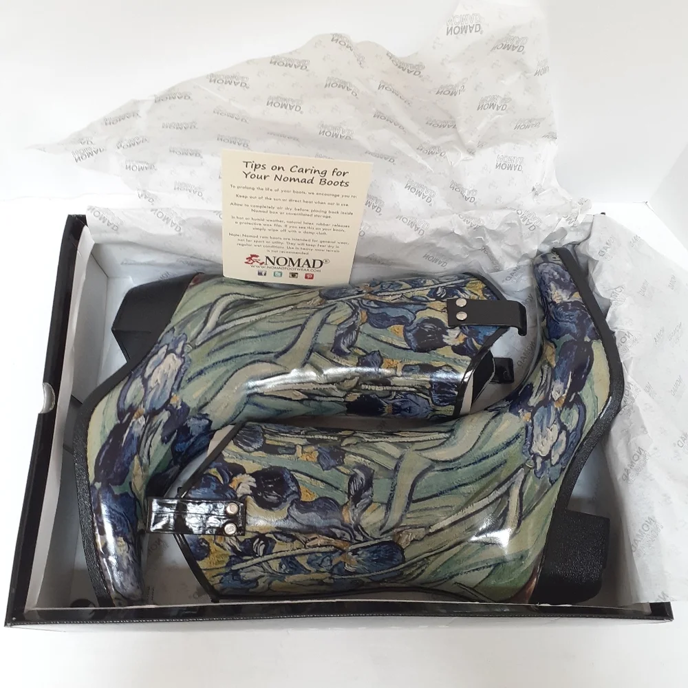 Nomad Yippy Rainboots Monet Sz 7