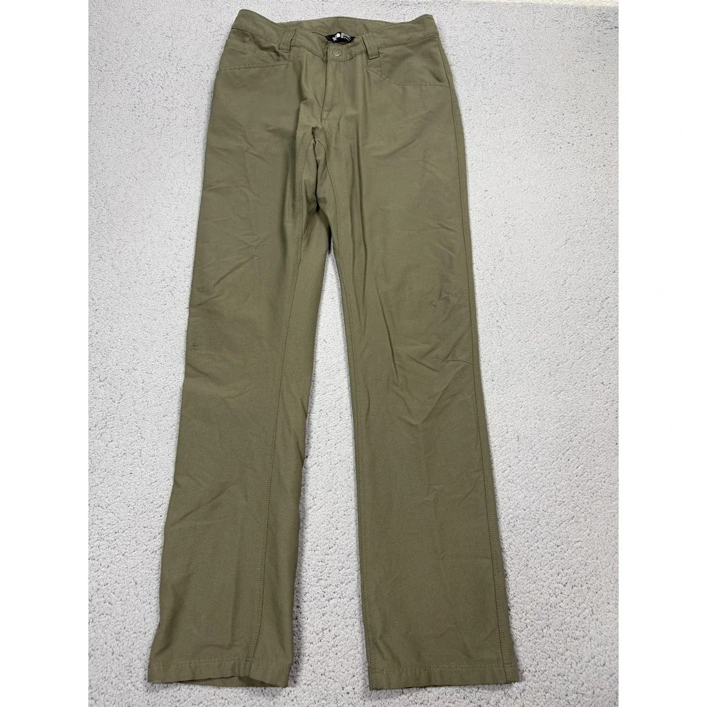 The North Face Pants Mens 30x31 Green Nylon Stretch Outdoor Hiking Chino Casual