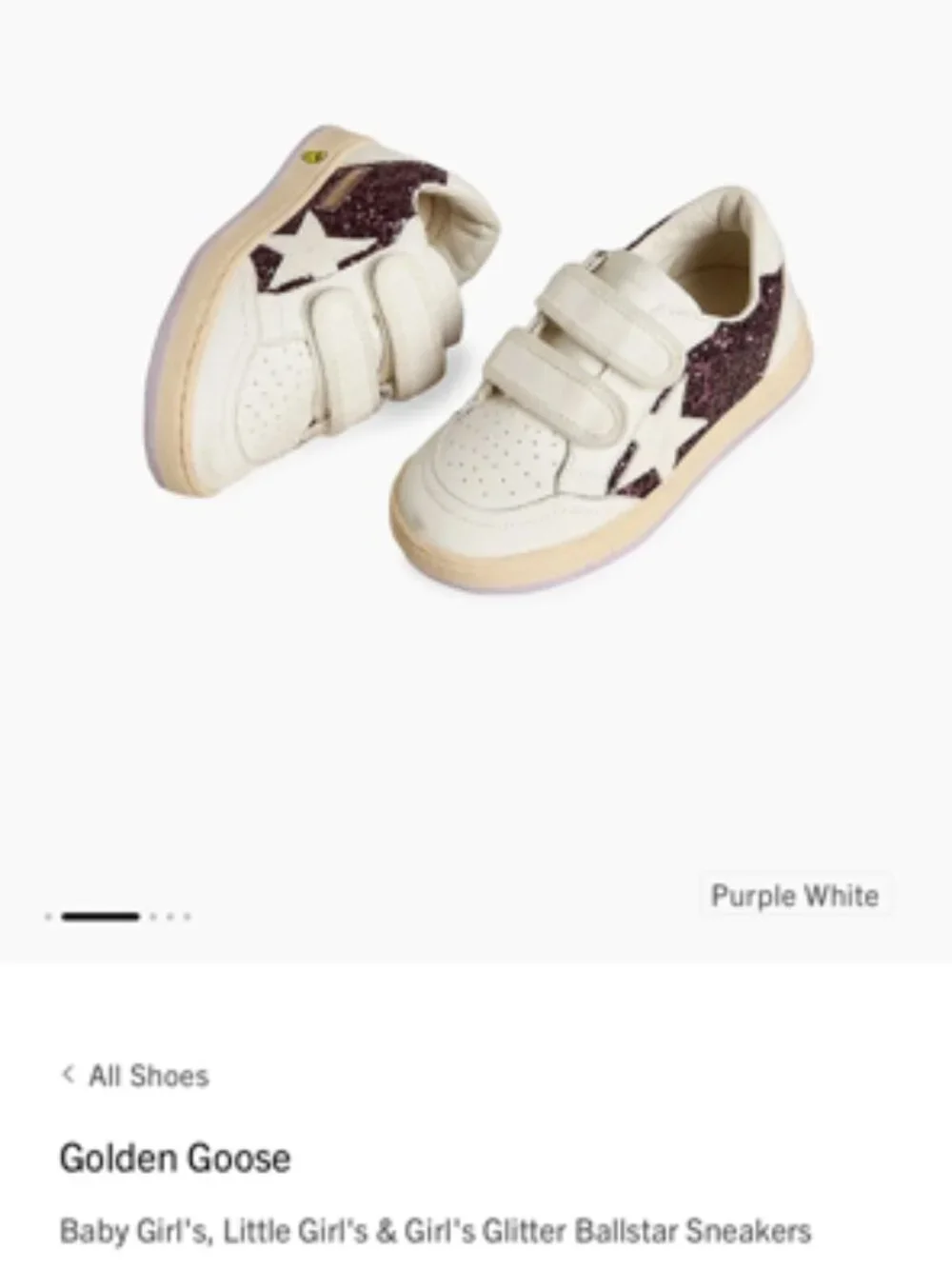 Golden Goose Kids Ball Star Sneaker - 20 EU/5 US