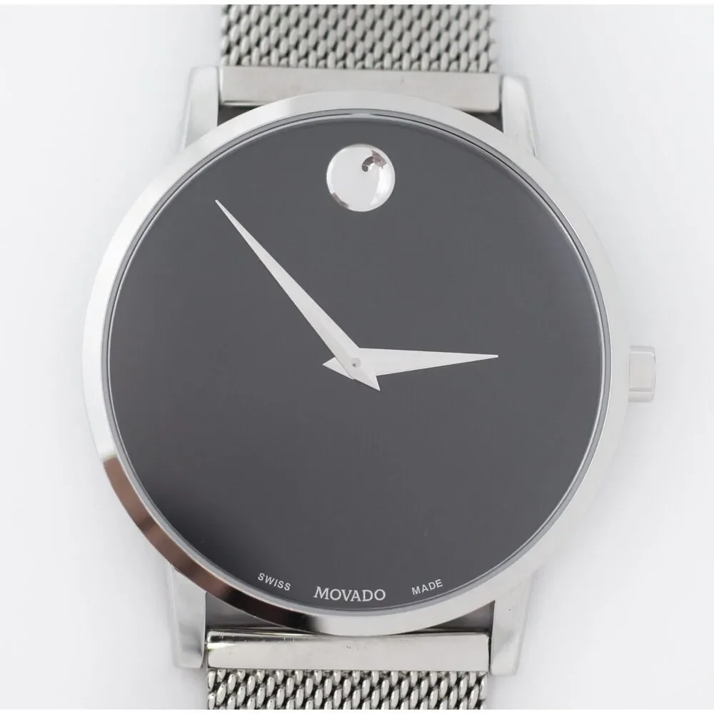 Movado Museum Classic Stainless Steel Mesh Watch