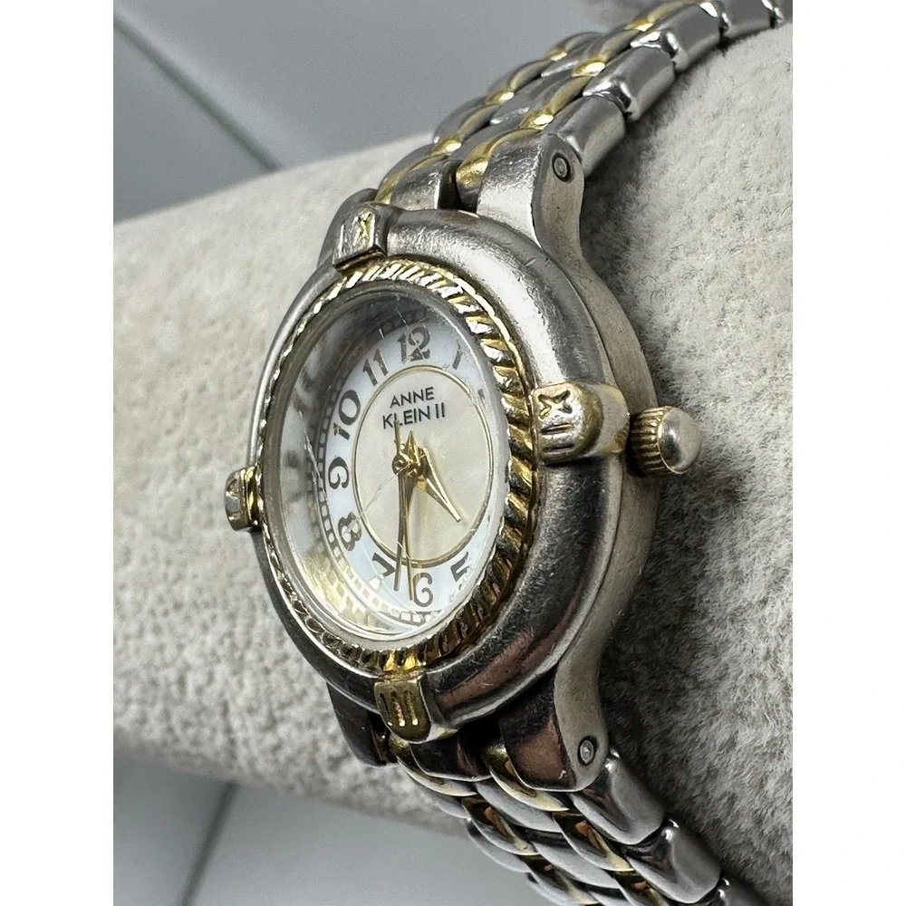 Anne Klein 10/2080-1 New Battery Ladies MOP Watch 24MM‎ 6.5