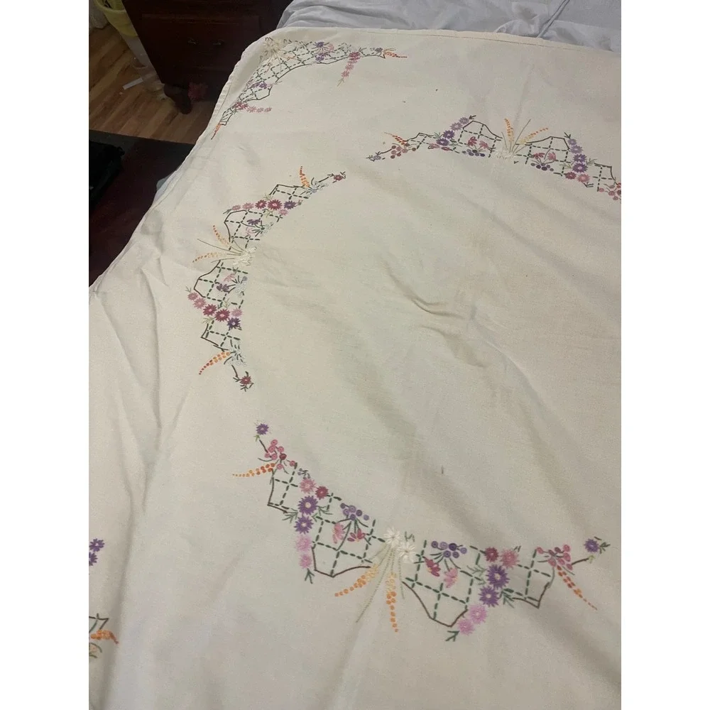 LinenTablecloth this antique