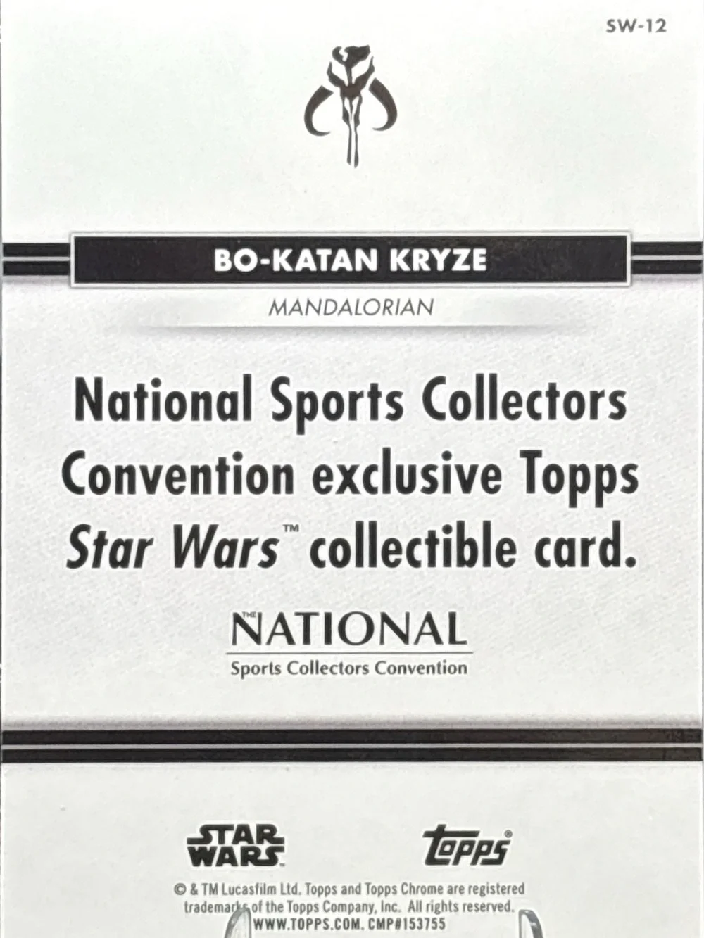 Topps trading card