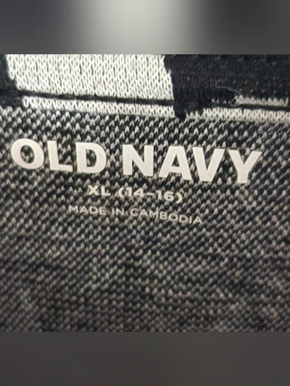 Old Navy Knit Dress/Jumper Black & White Daisy - Girls XL 14-16
