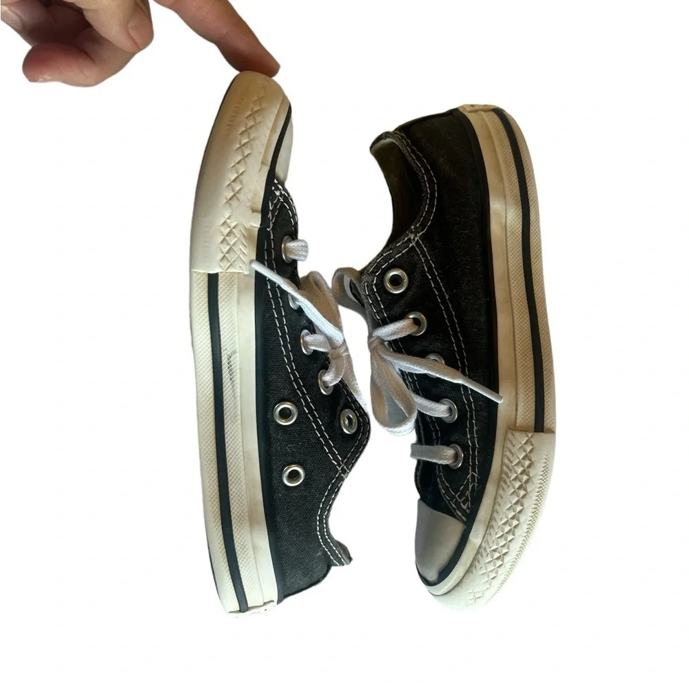 Converse black lace up size 12