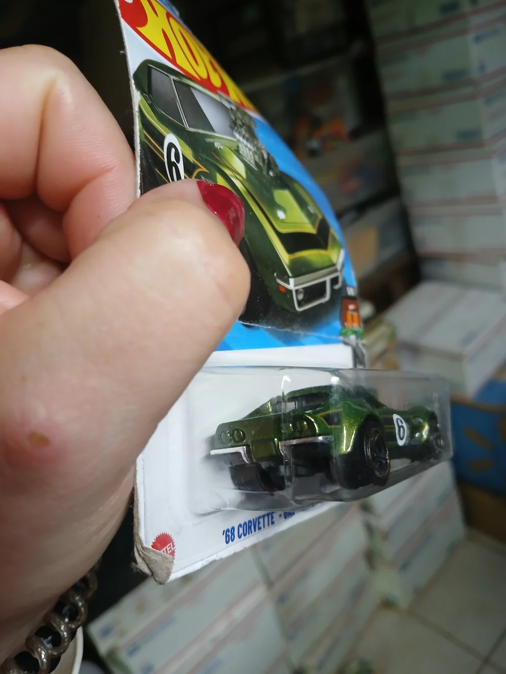 Hot Wheels ‘68 Corvette - Gas Monkey Garage from the 2025 HW Dream Garage series
