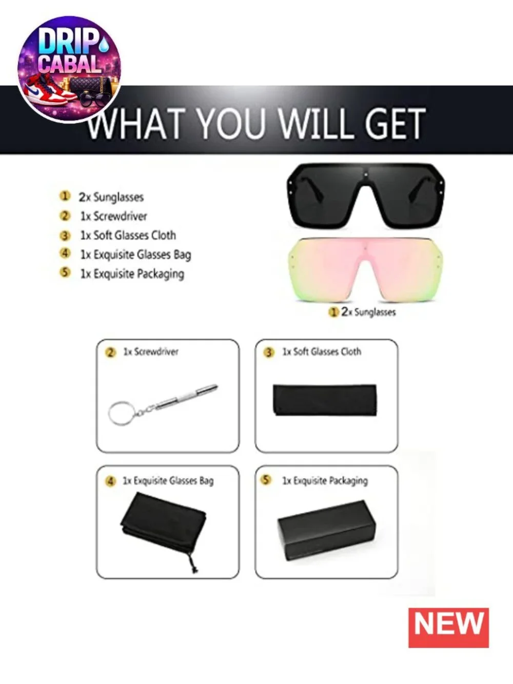 Oversized One Piece Sunglasses for Women Trendy UV400 Protection Shield Style