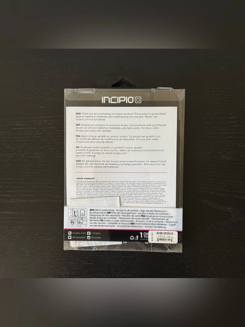 Incipio need enthusiasts black