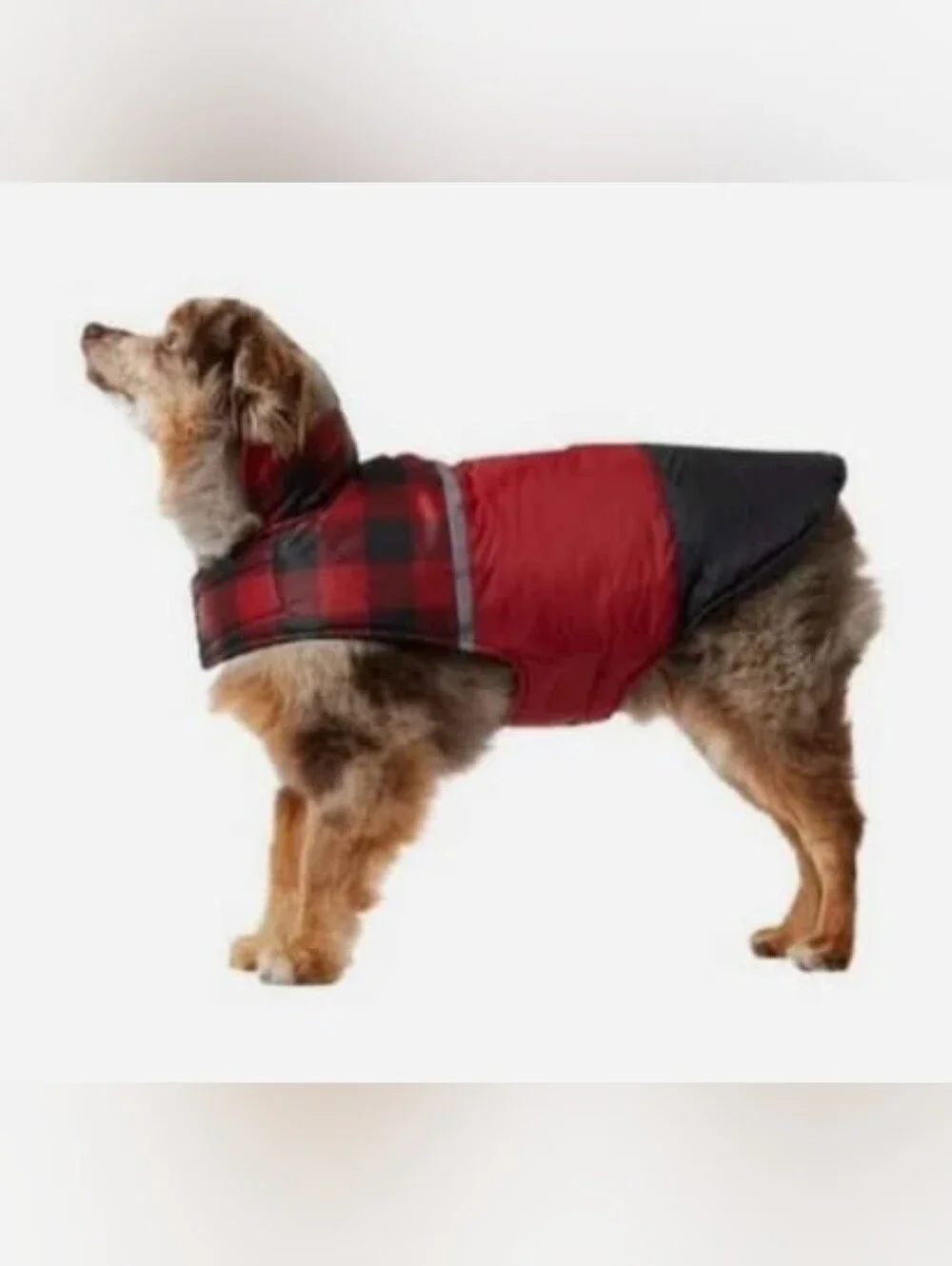 32º Degrees Heat Dog Reflective Trim Jacket Vest Red And Black Size XS
