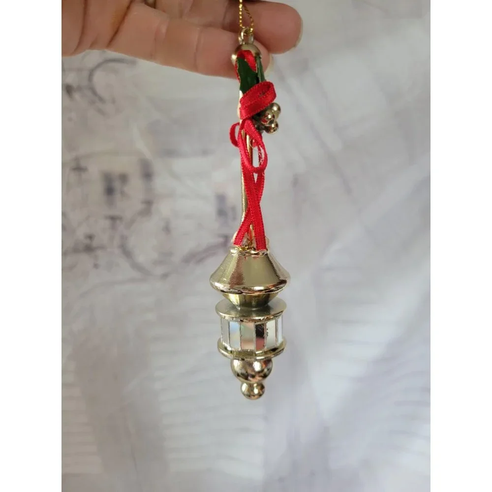 Vintage Disco retro Holly‎ ornament Xmas holiday ho