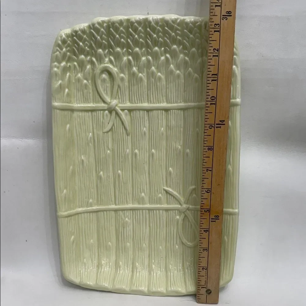 Fainancas Neto & Gomes Ida Portugal Green Asparagus Serve Platter 13 1/2 X 9 1/4