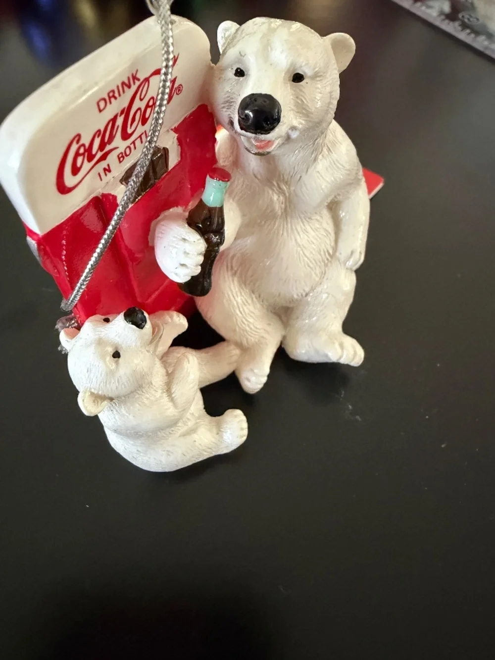NWT Coca Cola Polar Bear And Cub With Bottle Of Coke