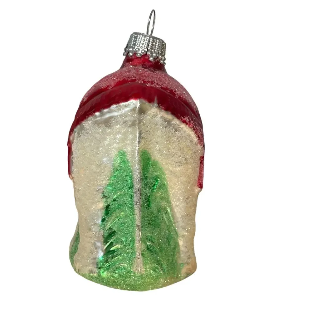 Mercury Glass Circus Elephant Ornament Kreg Germany Sugared Blown Christmas