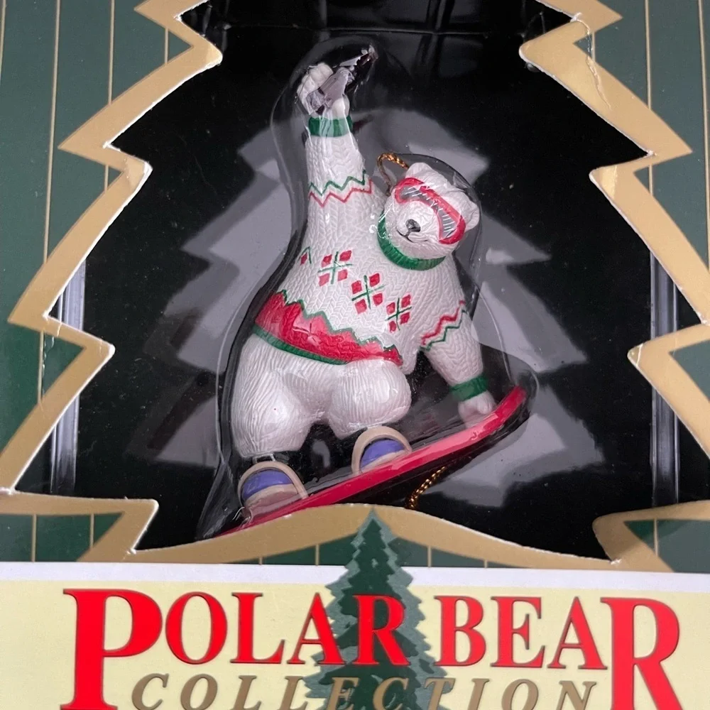 Coca-Cola Polar Bear vintage 1995/1996 collectible Ornament