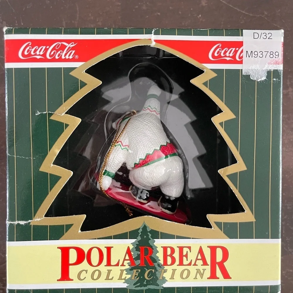 Coca-Cola Polar Bear vintage 1995/1996 collectible Ornament
