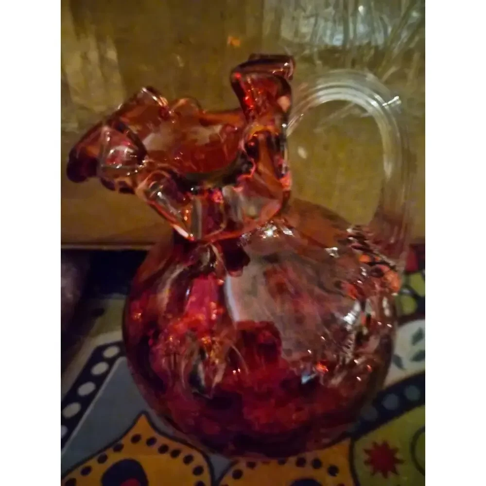 Fenton cranberry glass