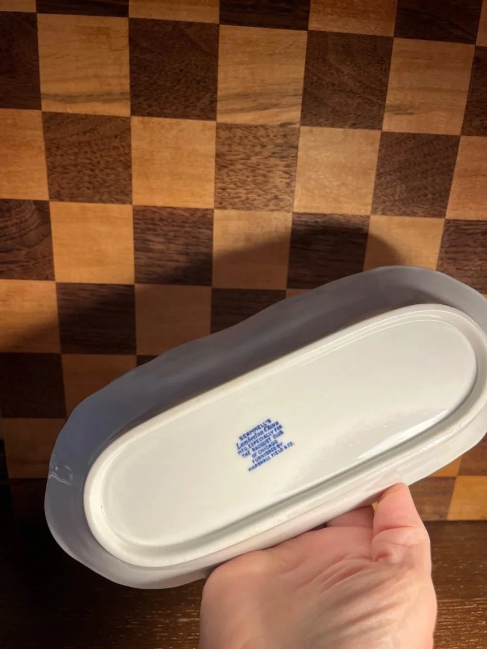 Marshall Fields Restaurant Ware Celery Dish Tray A790
